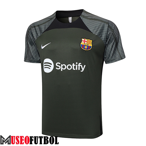 Camiseta Entrenamiento FC Barcelona Verde 2023/2024 -06