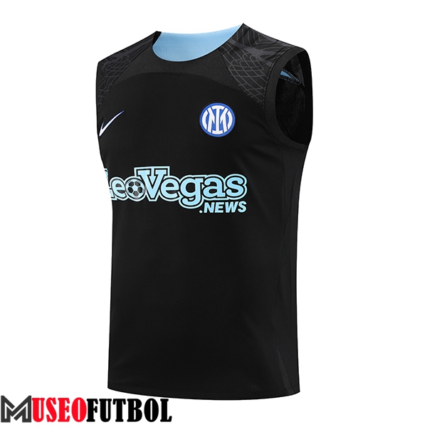 Chalecos De Futbol Inter Milan Negro 2023/2024 -02