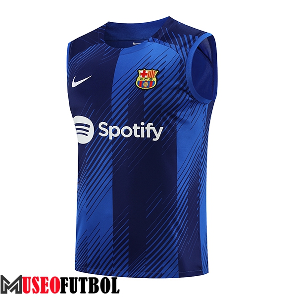 Chalecos De Futbol FC Barcelona Azul 2023/2024 -04