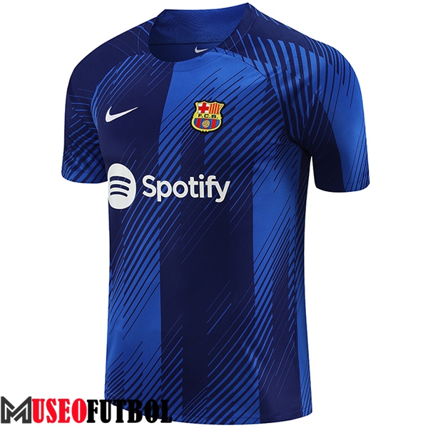 Camiseta Entrenamiento FC Barcelona Azul 2023/2024 -02