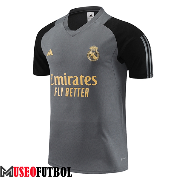 Camiseta Entrenamiento Real Madrid Gris 2023/2024