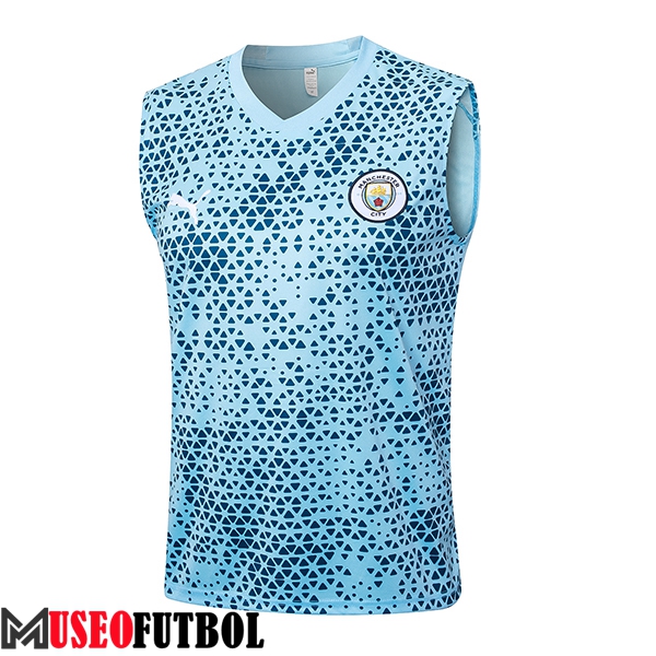 Chalecos De Futbol Manchester City Azul Claro 2023/2024