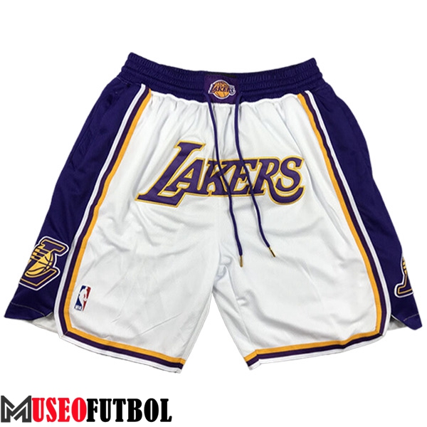 Cortos NBA Los Angeles Lakers 2023/24 Blanco/Azul