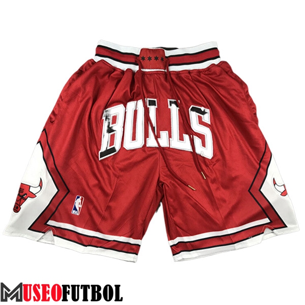 Cortos NBA Chicago Bulls 2023/24 Rojo