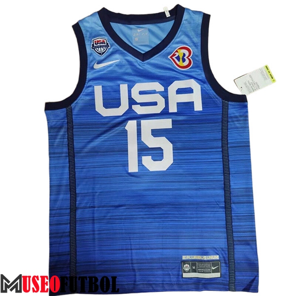 Camisetas De Futbol USA (REAVES #15) 2023/24 Azul