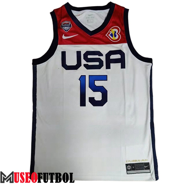 Camisetas De Futbol USA (REAVES #15) 2023/24 Blanco