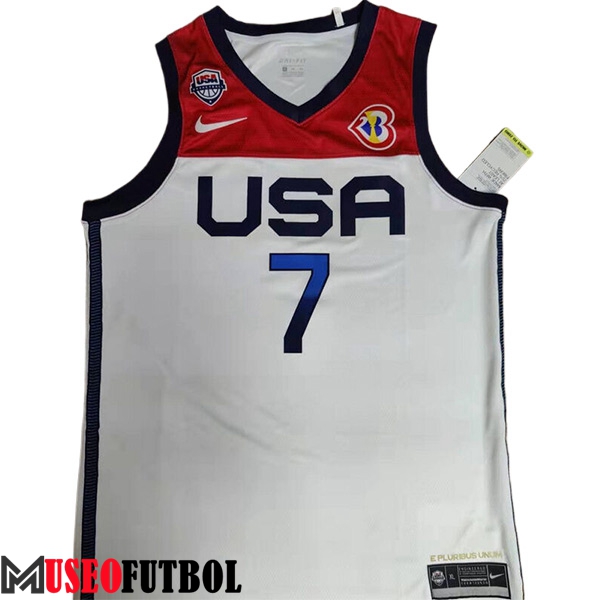 Camisetas De Futbol USA (DURANT #7) 2023/24 Blanco