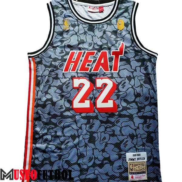 Camisetas De Futbol Miami Heat (BUTLER #22) 2023/24 Azul/Negro