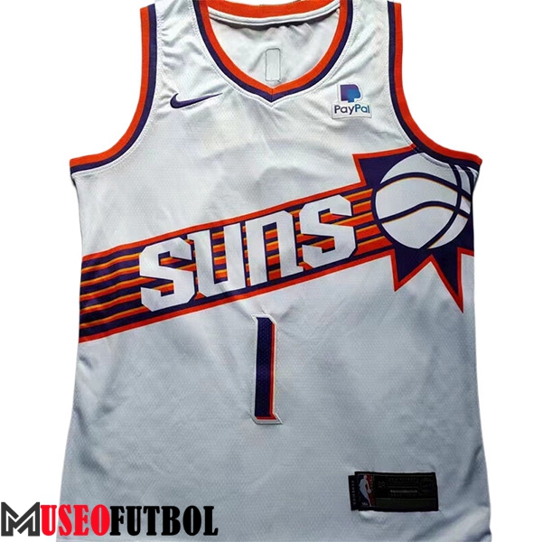 Camisetas De Futbol Phoenix Suns (BOOKER #1) 2023/24 Blanco