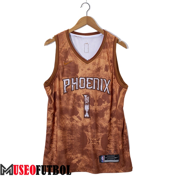 Camisetas De Futbol Phoenix Suns (BOOKER #1) 2023/24 Marrón