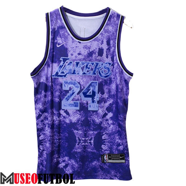 Camisetas De Futbol Los Angeles Lakers (BRYANT #24) 2023/24 Violeta