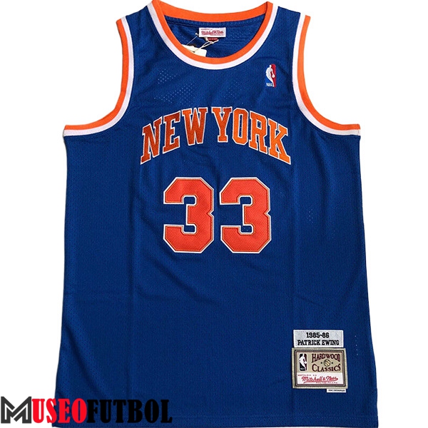 Camisetas De Futbol New York Knicks (EWING #33) 2023/24 Azul