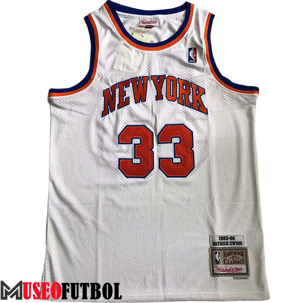 Camisetas De Futbol New York Knicks (EWING #33) 2023/24 Blanco