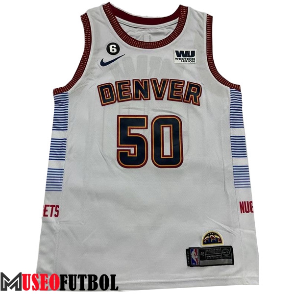 Camisetas De Futbol Denver Nuggets (GORDAN #50) 2023/24 Blanco