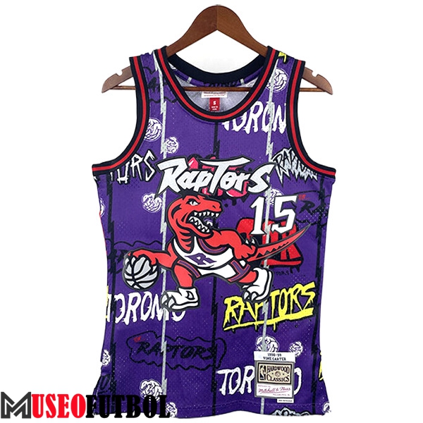 Camisetas De Futbol Toronto Raptors (CARTER #15) 2023/24 Violeta -02