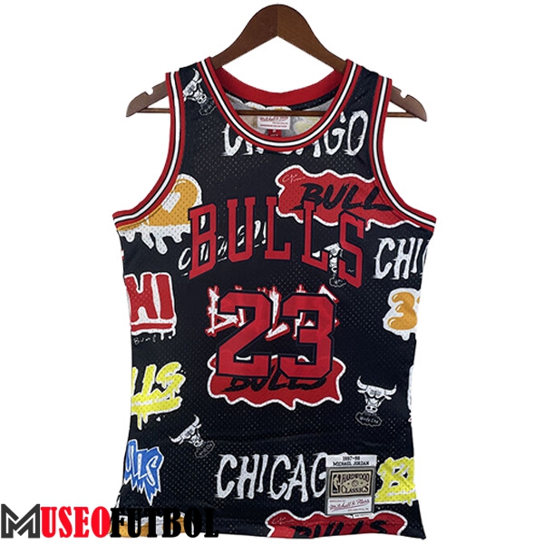 Camisetas De Futbol Chicago Bulls (JORDAN #23) 2023/24 Negro -08