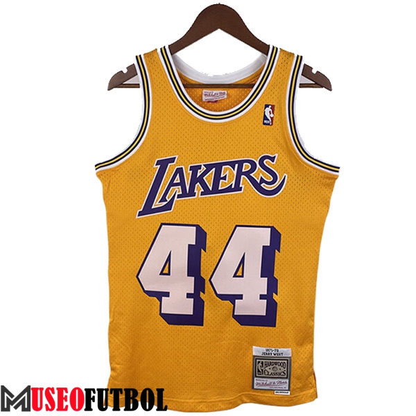 Camisetas De Futbol Los Angeles Lakers (WEST #44) 2023/24 Amarillo