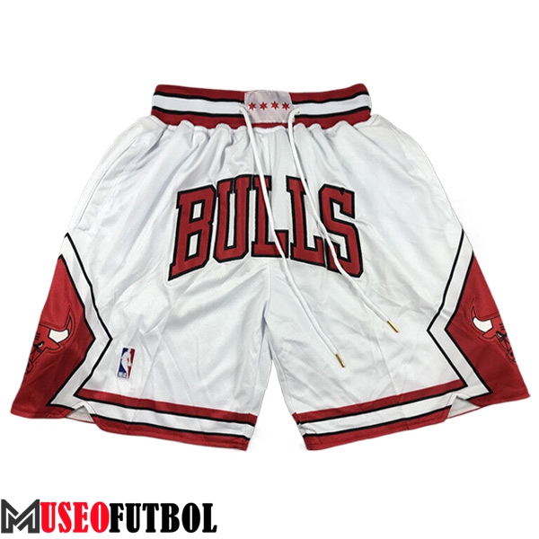 Cortos NBA Chicago Bulls 2023/24 Blanco