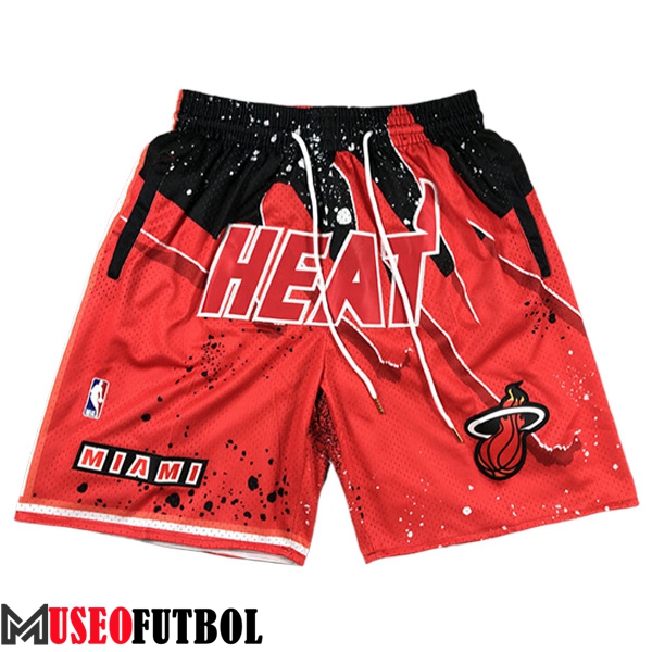 Cortos NBA Miami Heat 2023/24 Rojo