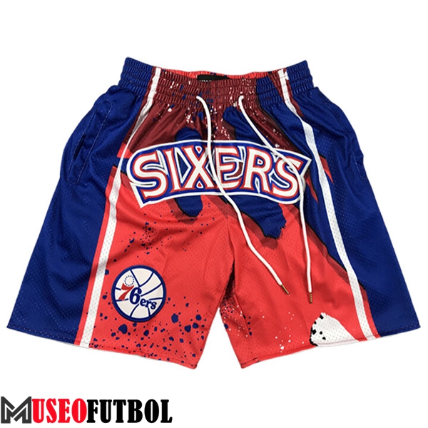 Cortos NBA Philadelphia 76ers 2023/24 Rojo/Azul