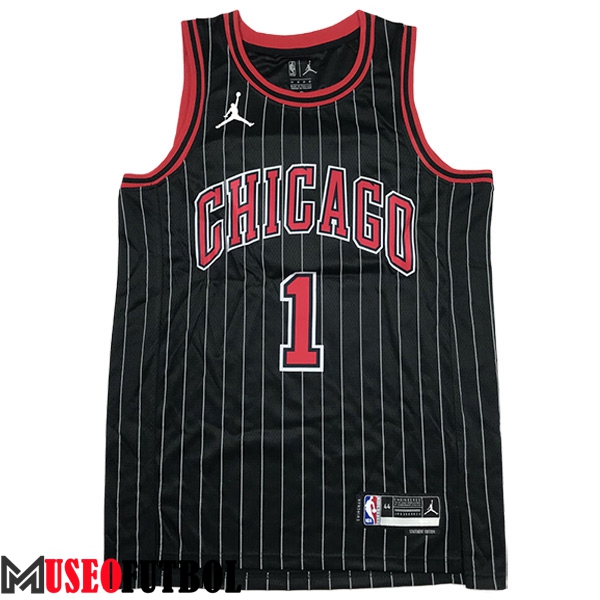 Camisetas De Futbol Chicago Bulls (Rosa #1) 2023/24 Negro