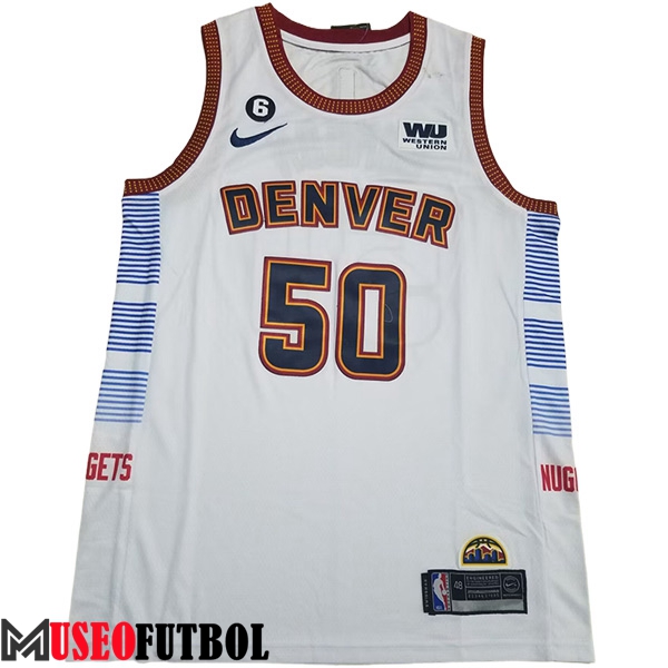 Camisetas De Futbol Denver Nuggets (GORDON #50) 2023/24 Blanco