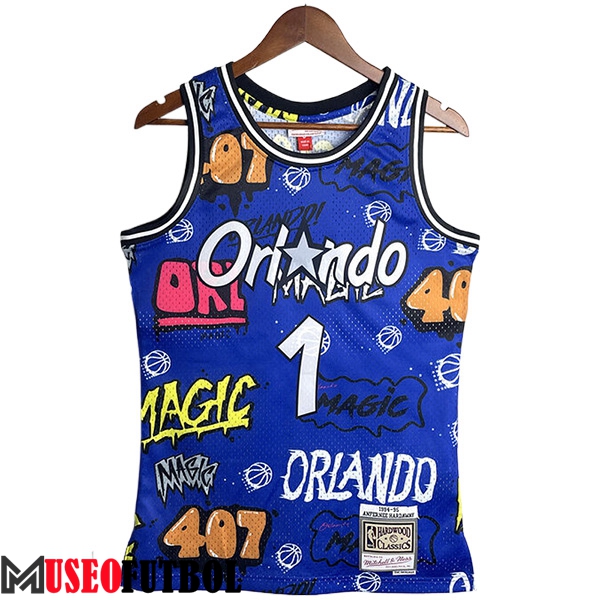 Camisetas De Futbol Orlando Magic (HARDAWAY #1) 2023/24 Azul