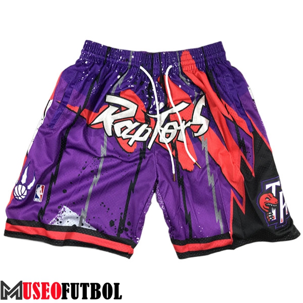 Cortos NBA Toronto Raptors 2023/24 Violeta/Rojo