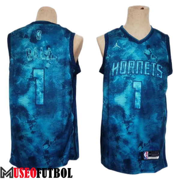 Camisetas De Futbol Charlotte Hornets (BALL #1) 2023/24 Azul