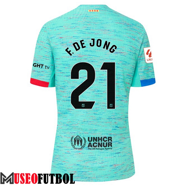 Camisetas De Futbol Barcelona (F. DE JONG #21) 2023/2024 Tercera