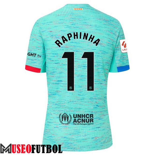 Camisetas De Futbol Barcelona (RAPHINHA #11) 2023/2024 Tercera