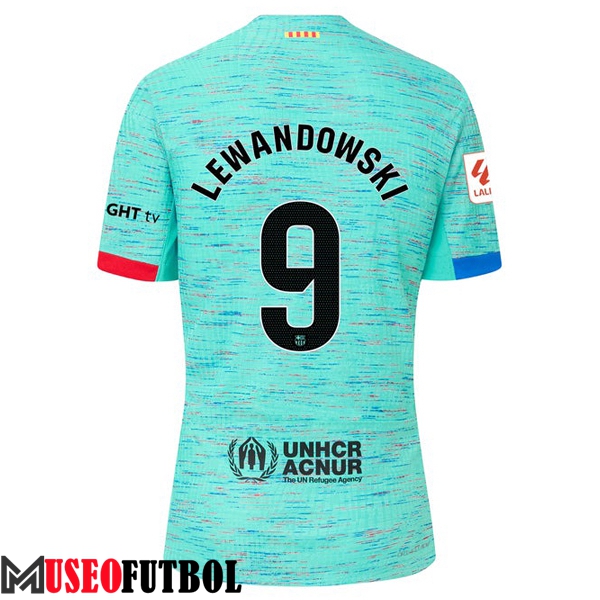 Camisetas De Futbol Barcelona (LEWANDOWSKI #9) 2023/2024 Tercera