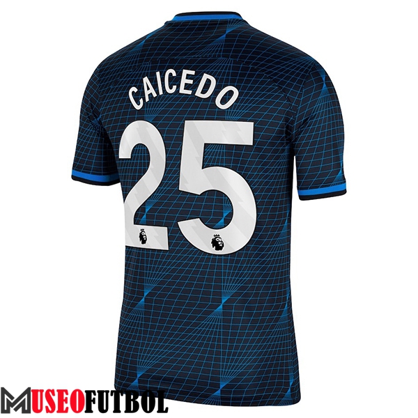 Camisetas De Futbol Chelsea (CAICEDO #25) 2023/2024 Segunda