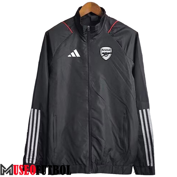 Rompevientos Arsenal Negro 2023/2024 -02