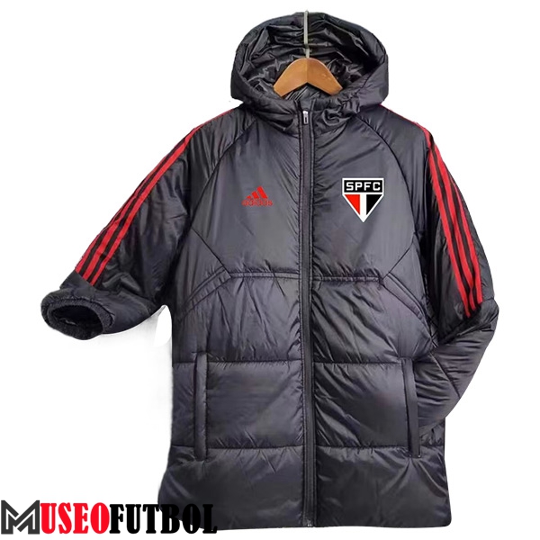 Nueva Plumas Con Capucha Sao Paulo FC Negro 2023/2024