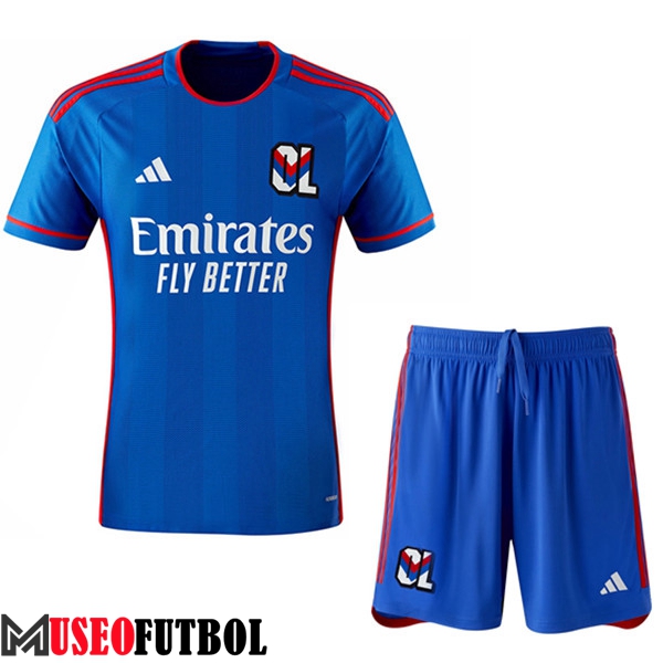 Camisetas Futbol lyon Segunda + Cortos 2023/2024