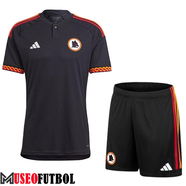 Camisetas Futbol AS Roma Tercera + Cortos 2023/2024