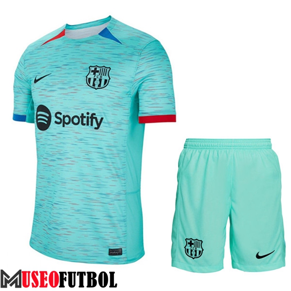 Camisetas Futbol FC Barcelona Tercera + Cortos 2023/2024