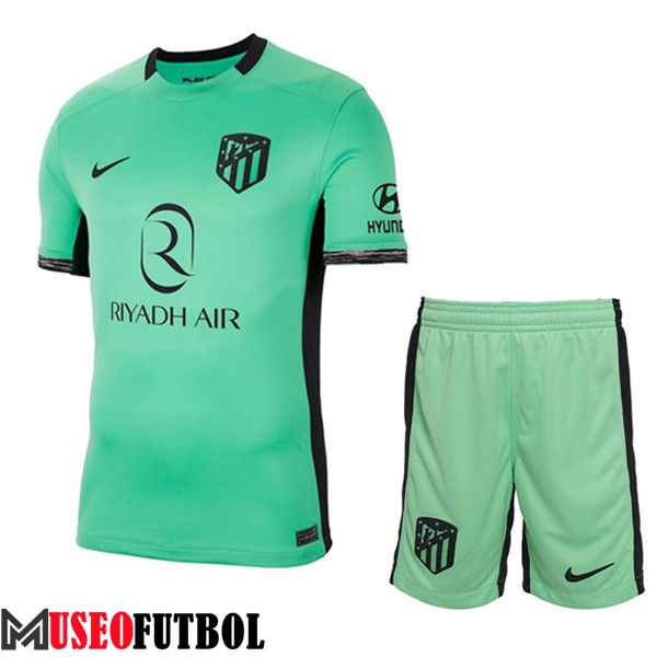 Camisetas Futbol Atletico Madrid Tercera + Cortos 2023/2024