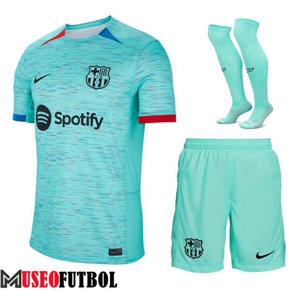 Camisetas Futbol FC Barcelona Tercera (Cortos + Calcetines) 2023/2024