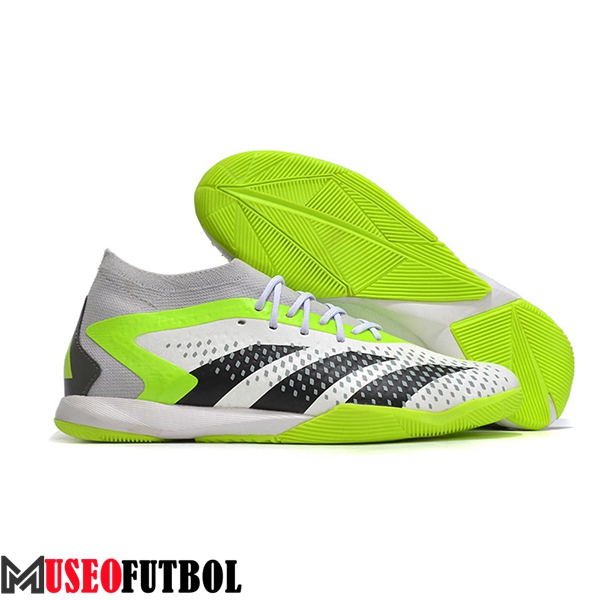 Adidas Botas De Fútbol Predator PREDATOR ACCURACY.1 IC BOOTS Blanco/Negro/Gris/Verde