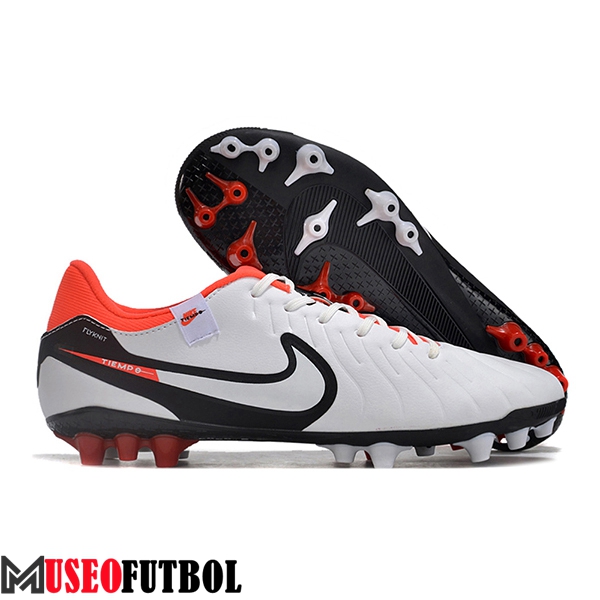 Nike Botas De Fútbol Legend X Academy AG Blanco/Negro/Naranja