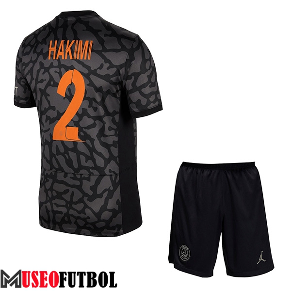 Camisetas De Futbol PSG (HAKIMI #2) Ninoss 2023/2024 Tercera