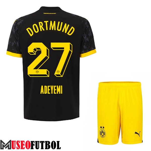 Camisetas De Futbol Dortmund BVB (ADEYEMI #27) Ninoss 2023/2024 Segunda