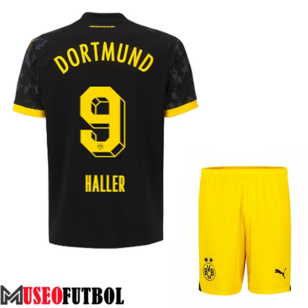 Camisetas De Futbol Dortmund BVB (HALLER #9) Ninoss 2023/2024 Segunda