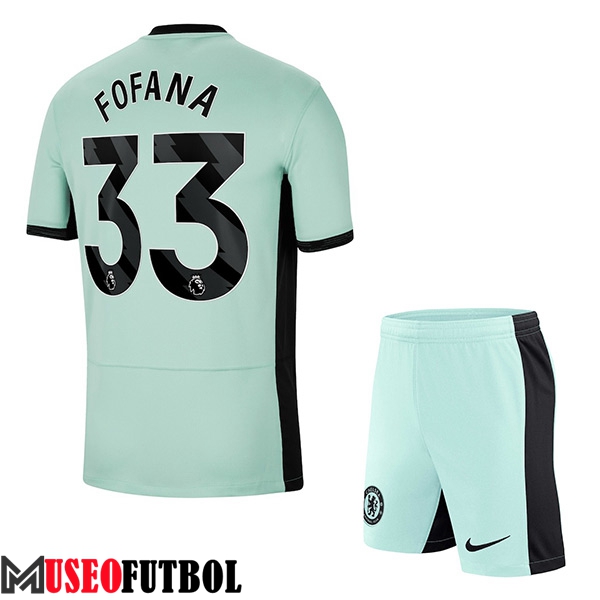 Camisetas De Futbol Chelsea (FOFANA #33) Ninoss 2023/2024 Tercera