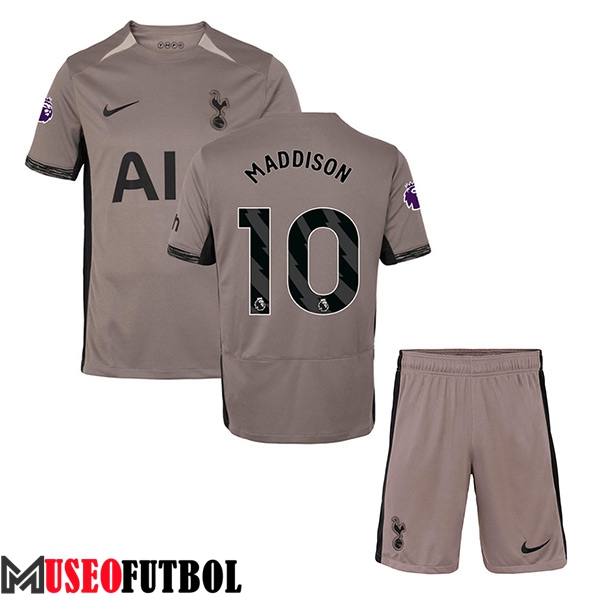 Camisetas De Futbol Tottenham Hotspur (MADDISON #10) Ninoss 2023/2024 Tercera