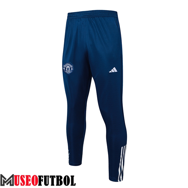 Pantalon Entrenamiento Manchester United Azul 2023/2024