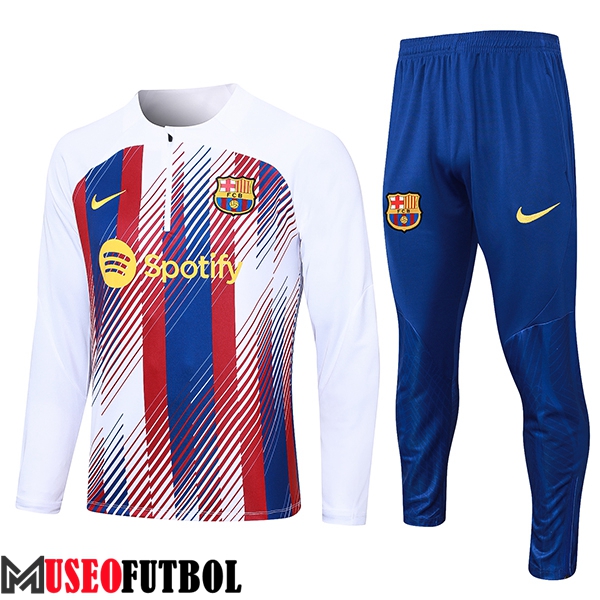 Chandal Equipos De Futbol FC Barcelona Blanco 2023/2024