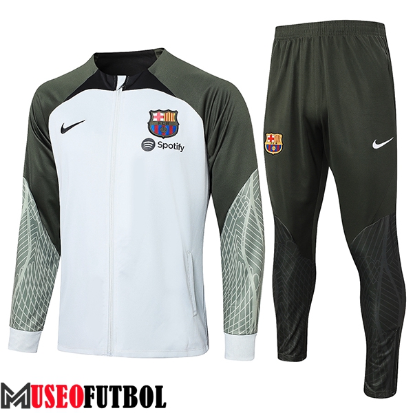 Chandal Equipos De Futbol - Chaqueta FC Barcelona Verde 2023/2024 -02